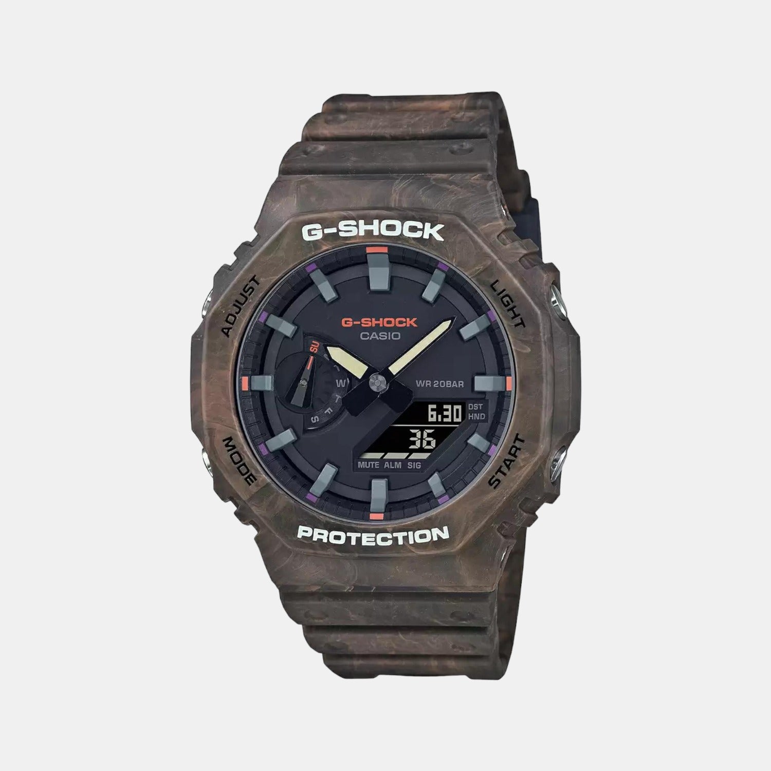 G-Shock Men Quartz Black Dial Analog-Digital Resin Watch G1194