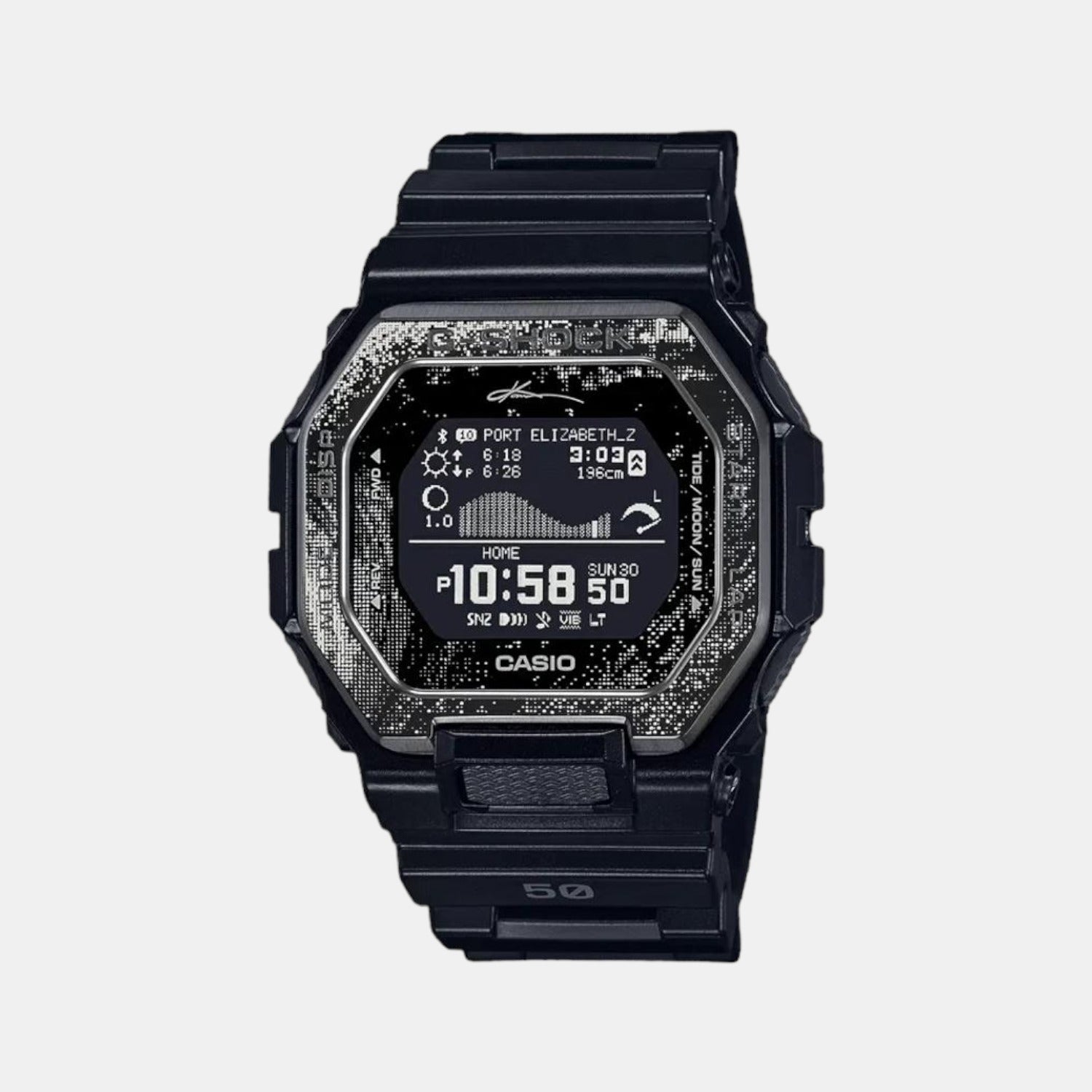 G-Shock Men Quartz Black Dial Digital Resin Watch G1199