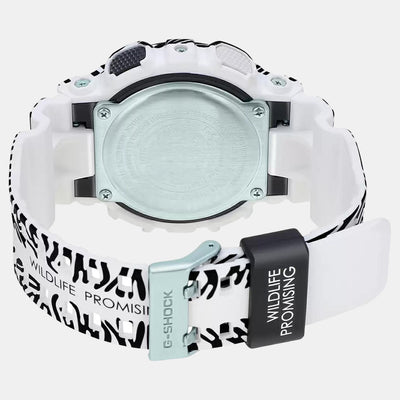 G-Shock Men Quartz White Dial Analog-Digital Resin Watch G1200
