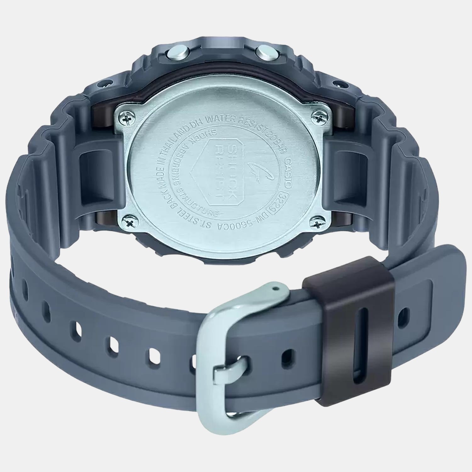 G-Shock Men Quartz Black Dial Digital Resin Watch G1208
