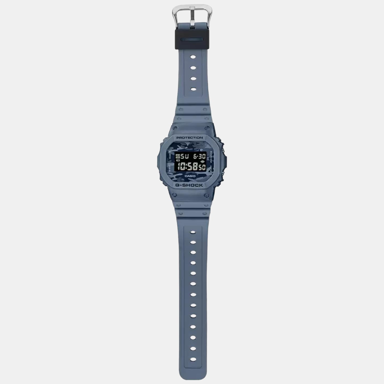 G-Shock Men Quartz Black Dial Digital Resin Watch G1208