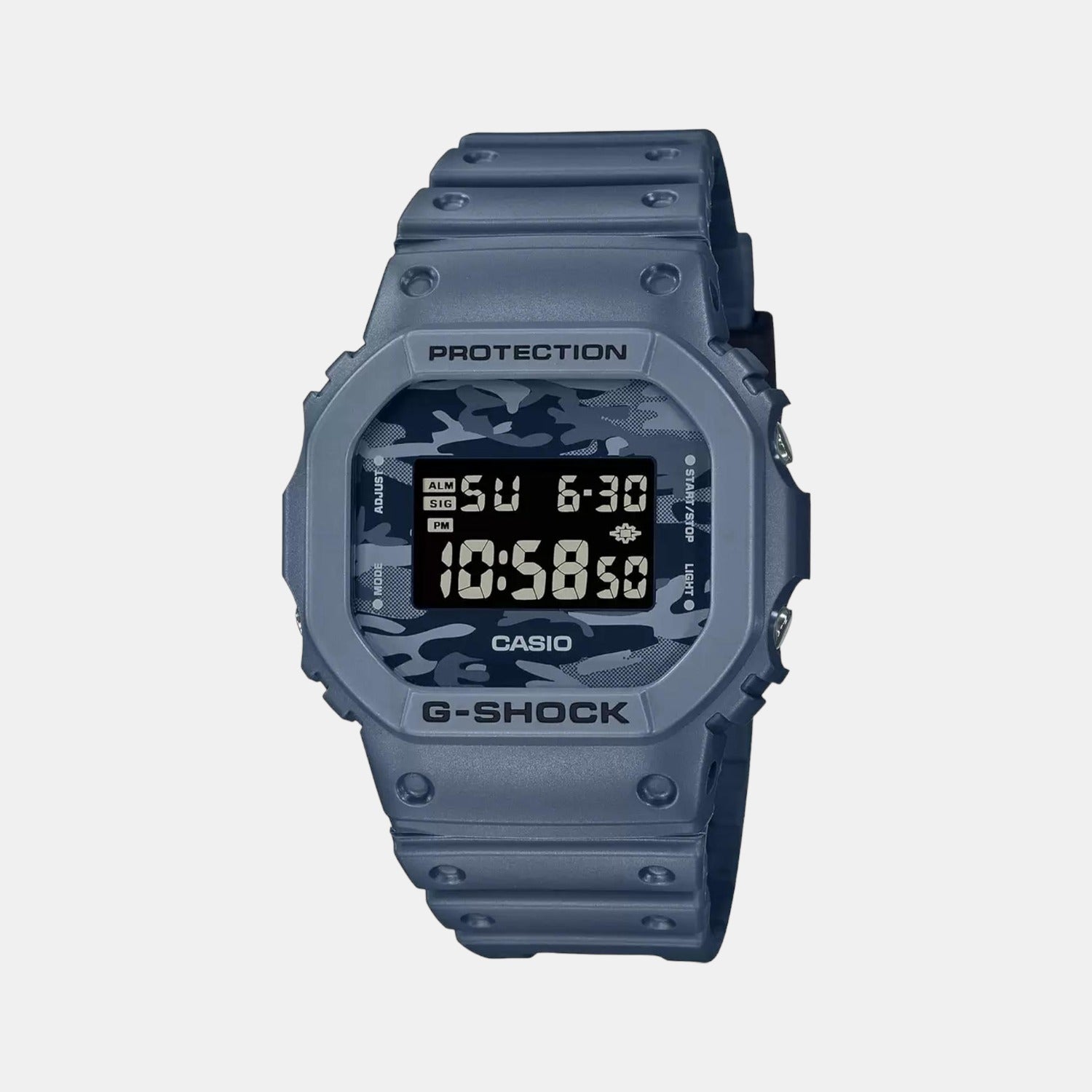 G-Shock Men Quartz Black Dial Digital Resin Watch G1208