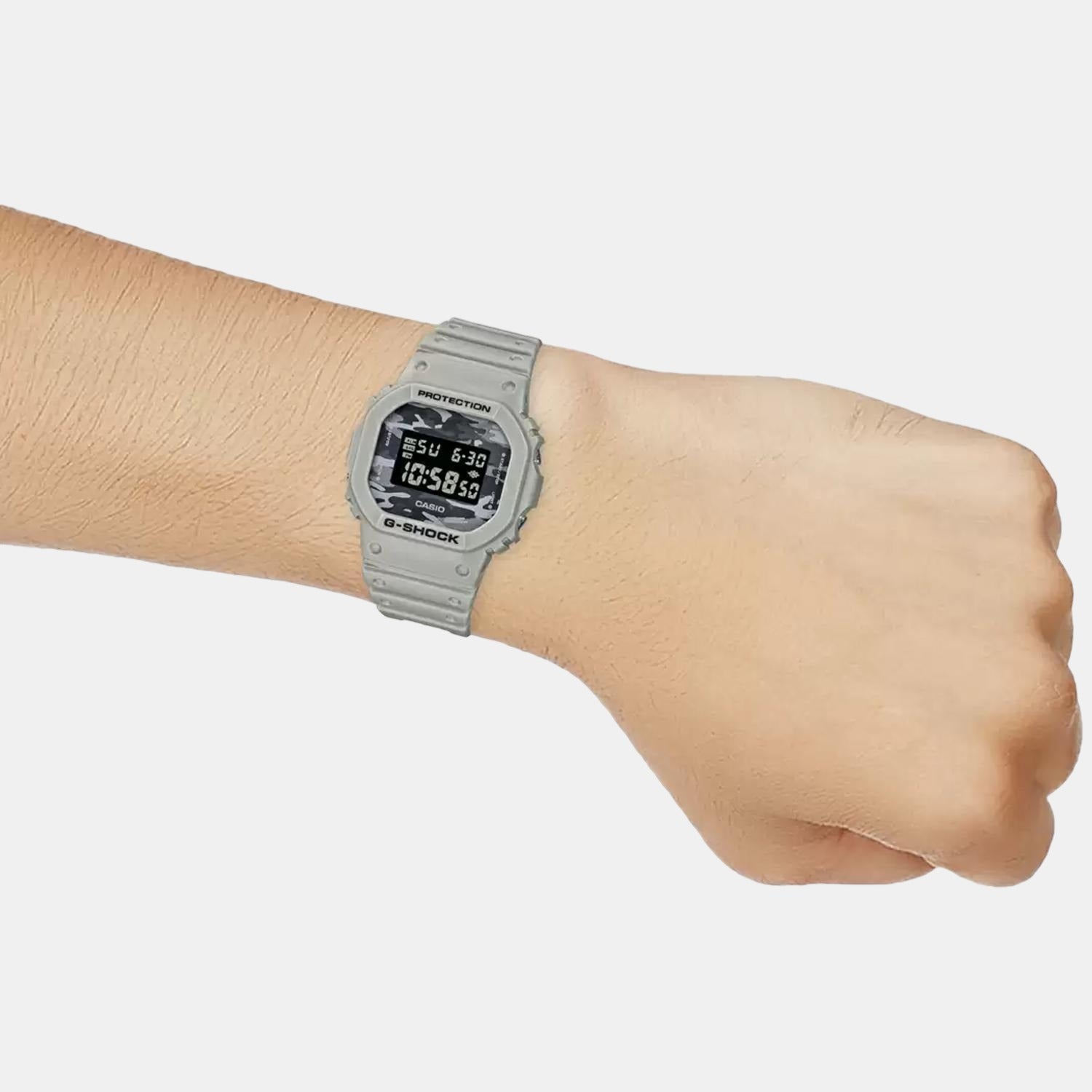 G-Shock Men Quartz Black Dial Digital Resin Watch G1209