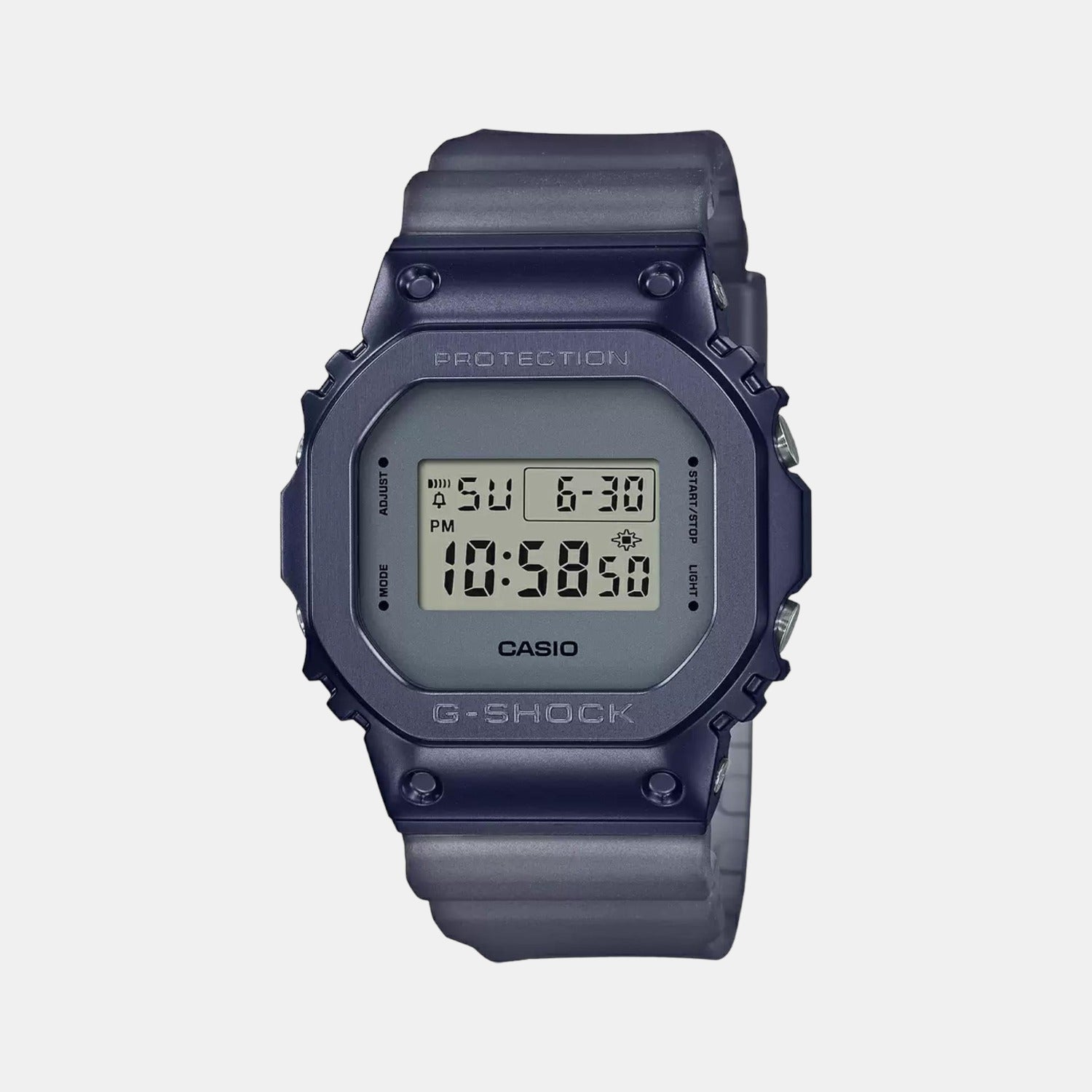 G-Shock Men Quartz Grey Dial Digital Resin Watch G1215