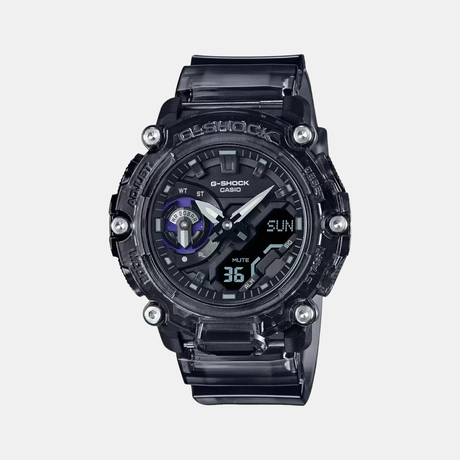 G-Shock Men Quartz Black Dial Analog-Digital Resin Watch G1218