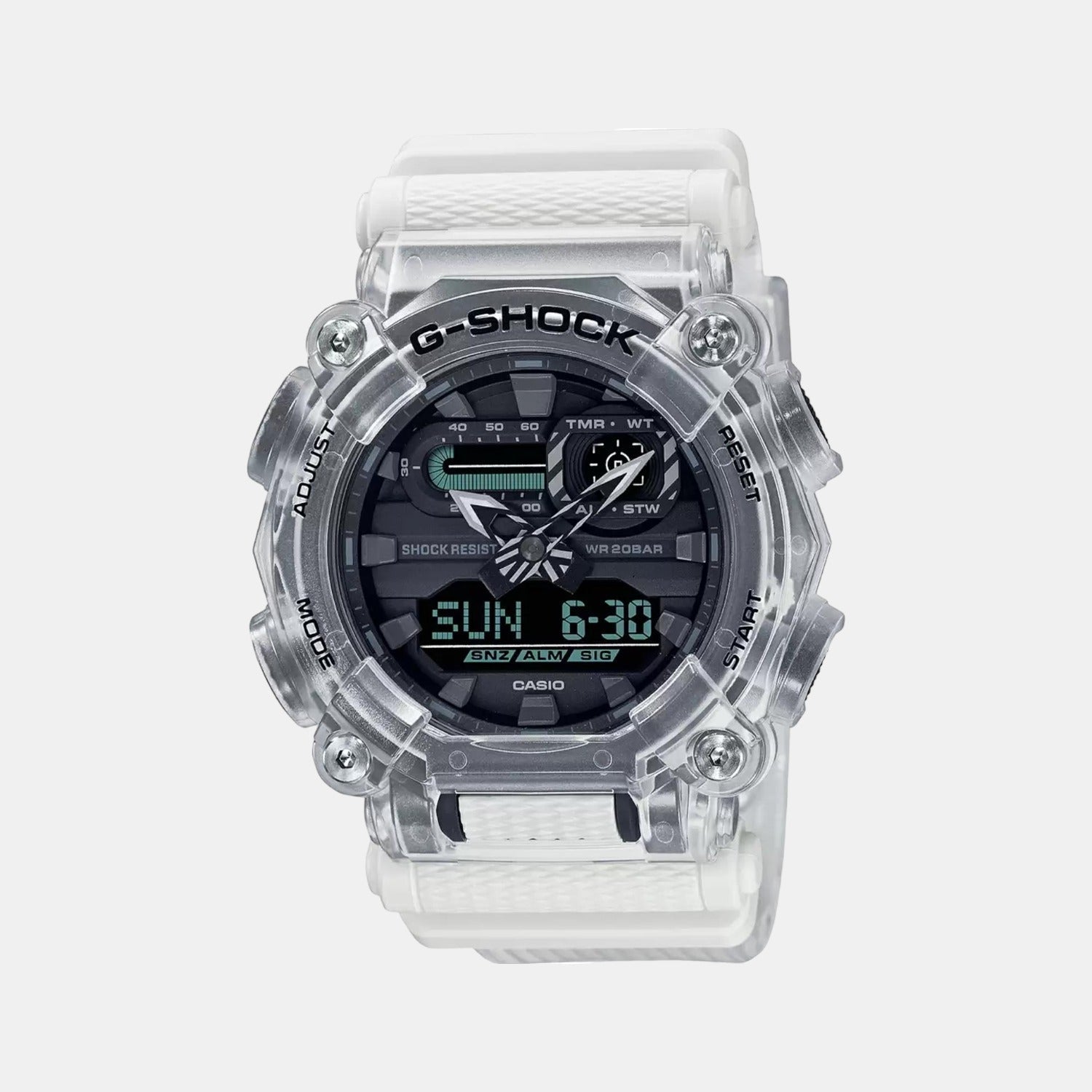 G-Shock Men Quartz Black Dial Analog-Digital Resin Watch G1220