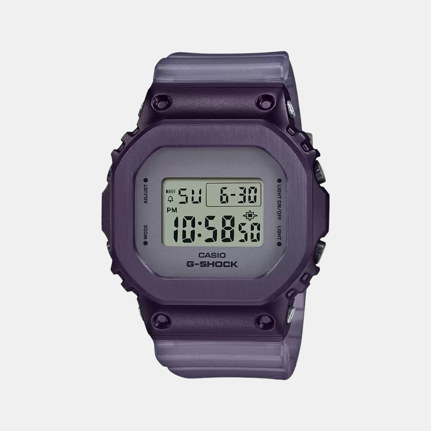 G-Shock Women Quartz Grey Dial Digital Resin Watch G1222