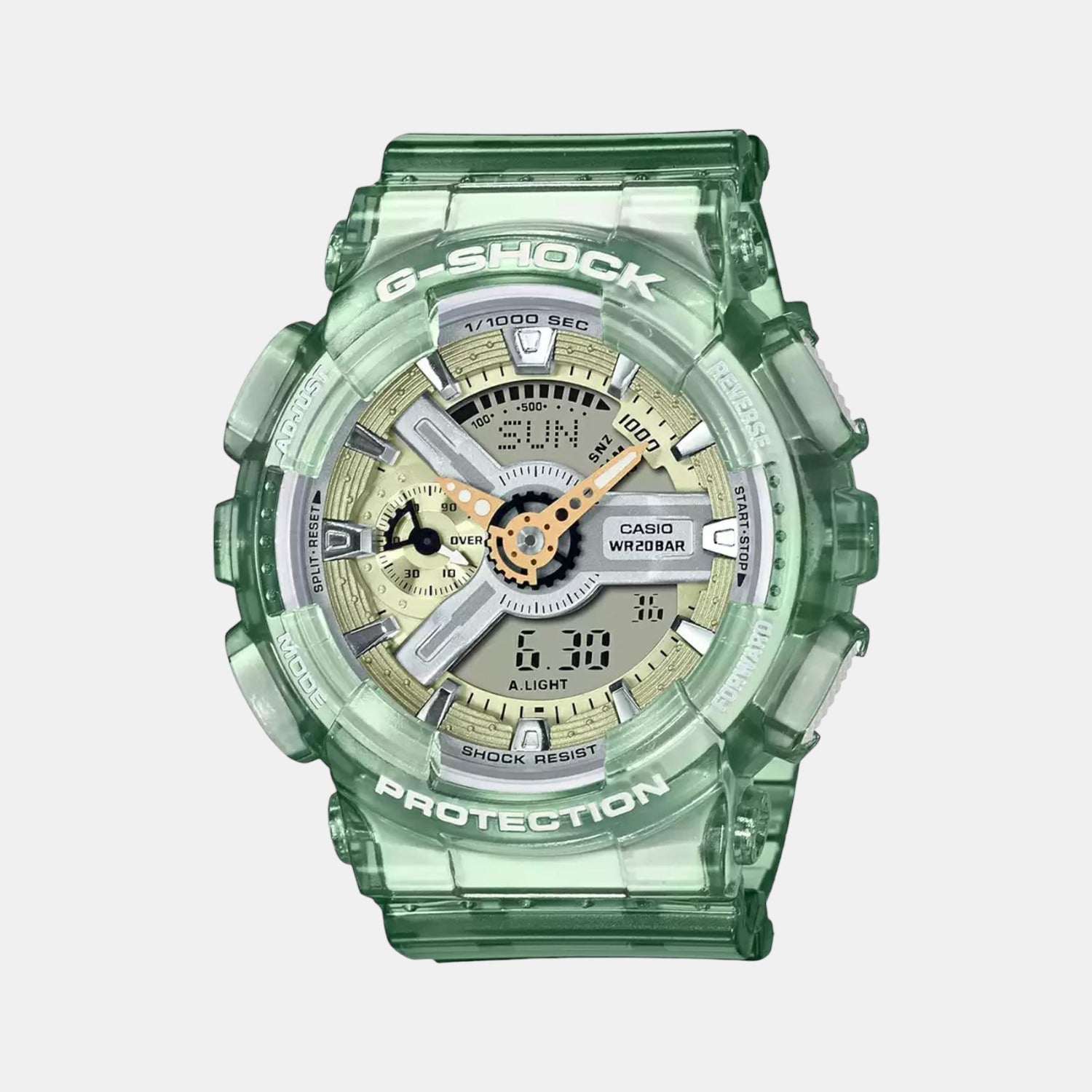 G-Shock Women Quartz Grey Dial Analog-Digital Resin Watch G1223