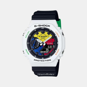 G-Shock Men Quartz Two Tone Dial Analog-Digital Resin Watch G1227