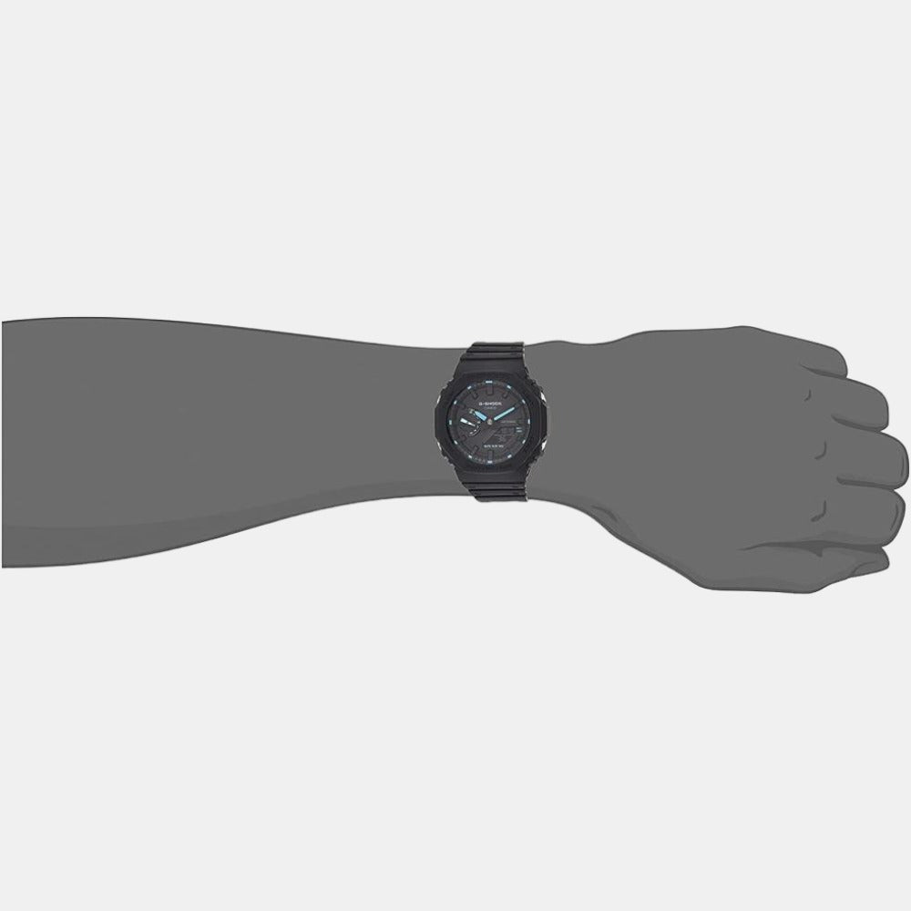 G-Shock Men Quartz Black Dial Analog-Digital Resin Watch G1229