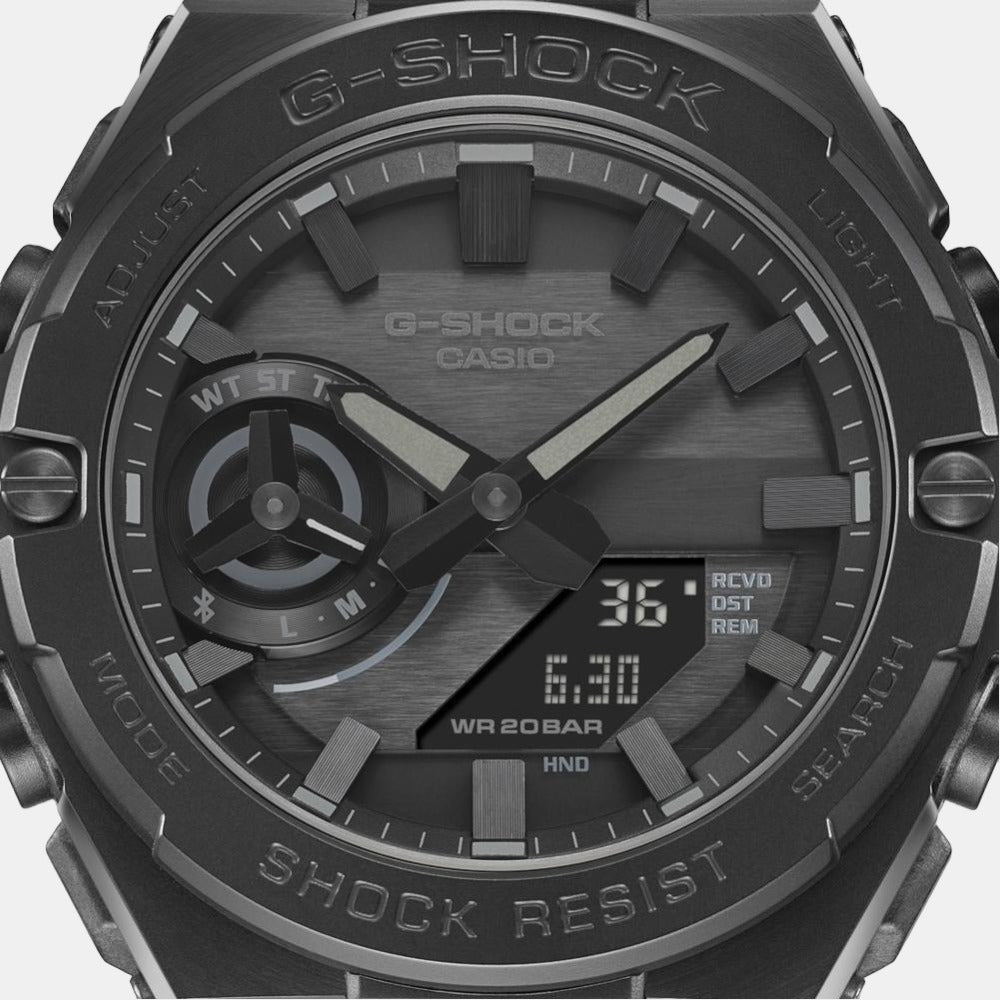 G-Shock Men Quartz Grey Dial Analog-Digital Resin Watch G1233