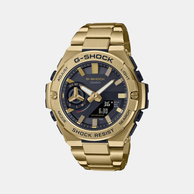G-Shock Men Quartz Black Dial Analog-Digital Stainless Steel Watch G1234