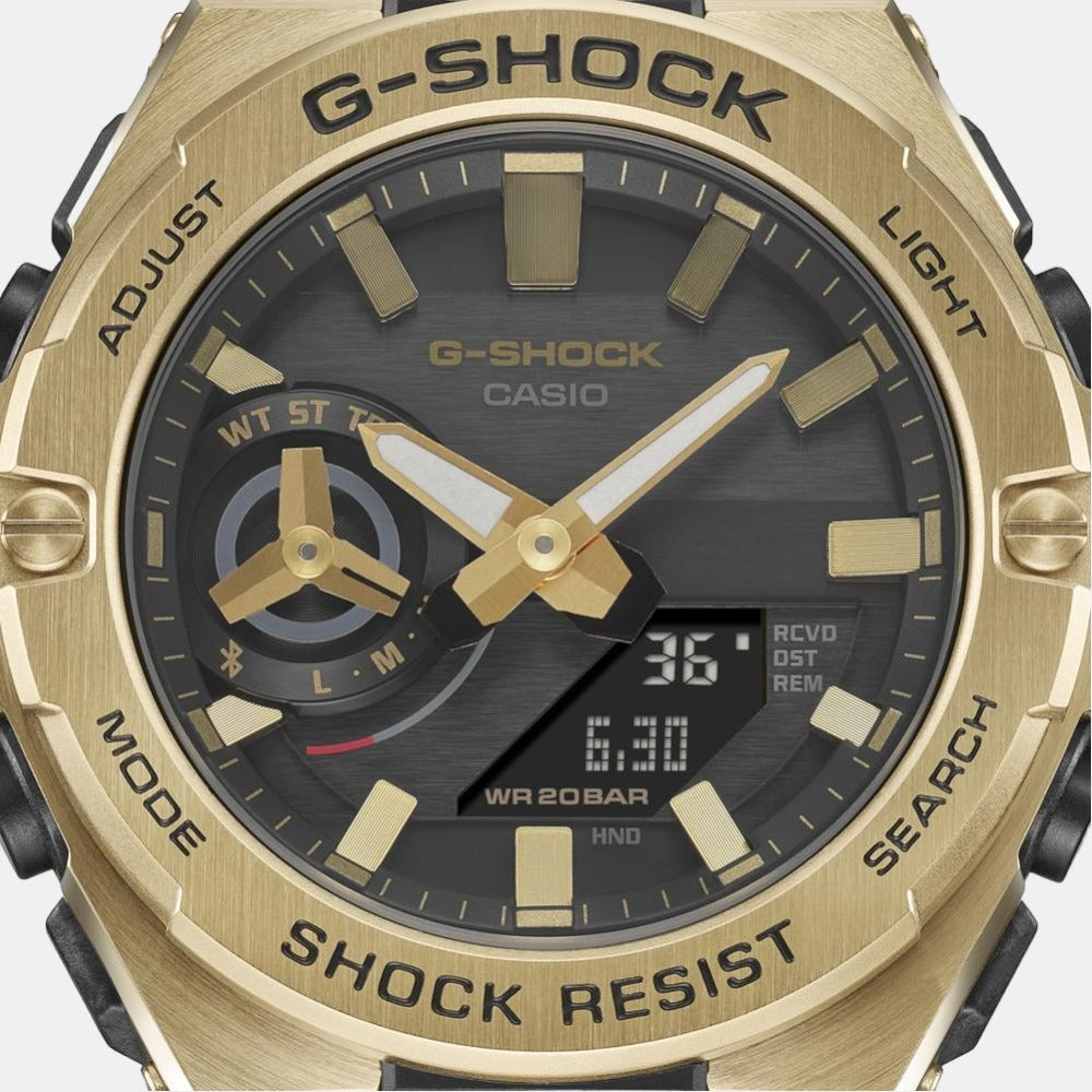 G-Shock Men Quartz Black Dial Analog-Digital Stainless Steel Watch G1234