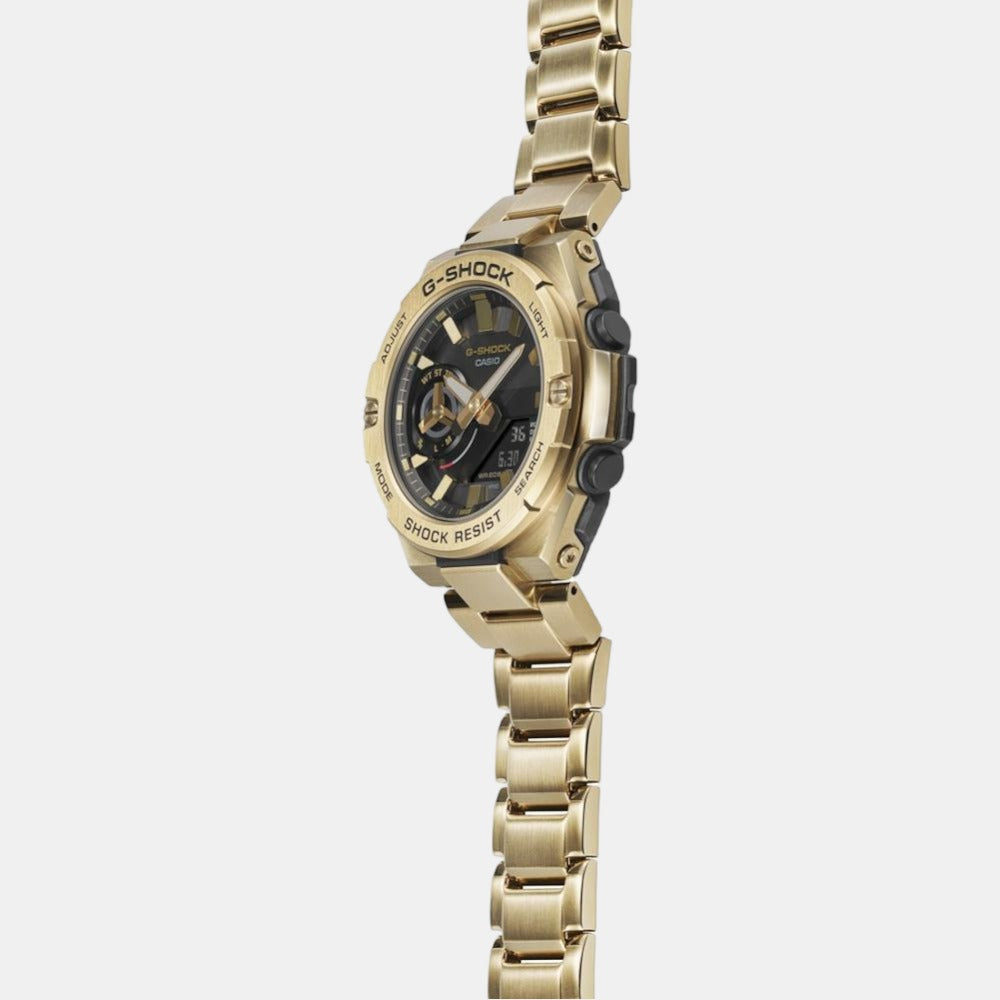 G-Shock Men Quartz Black Dial Analog-Digital Stainless Steel Watch G1234