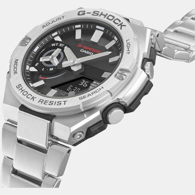 G-Shock Men Quartz Black Dial Analog-Digital Stainless Steel Watch G1235