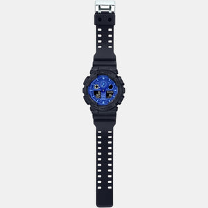 G-Shock Men Quartz Blue Dial Analog-Digital Resin Watch G1238