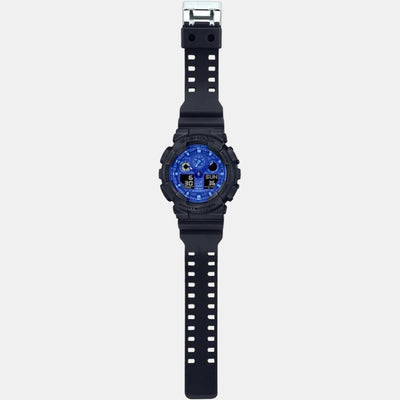 G-Shock Men Quartz Blue Dial Analog-Digital Resin Watch G1238