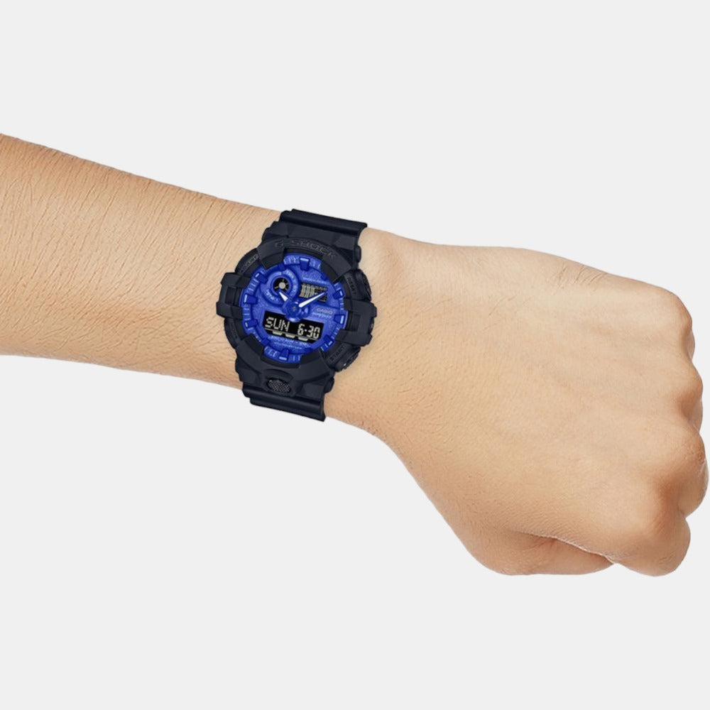 G-Shock Men Quartz Blue Dial Analog-Digital Resin Watch G1239