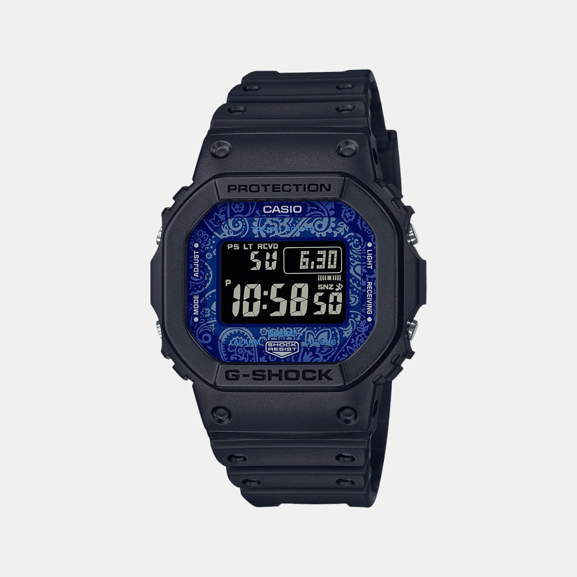 G-Shock Men Quartz Blue Dial Digital Resin Watch G1240