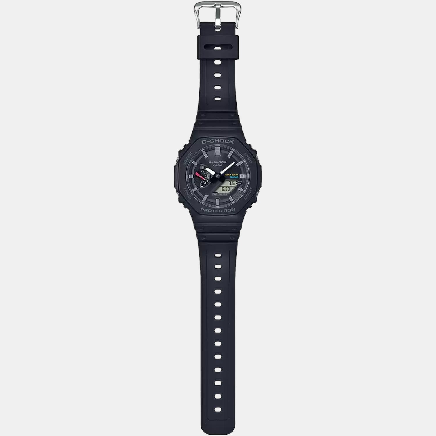 G-Shock Men Quartz Grey Dial Analog-Digital Resin Watch G1241