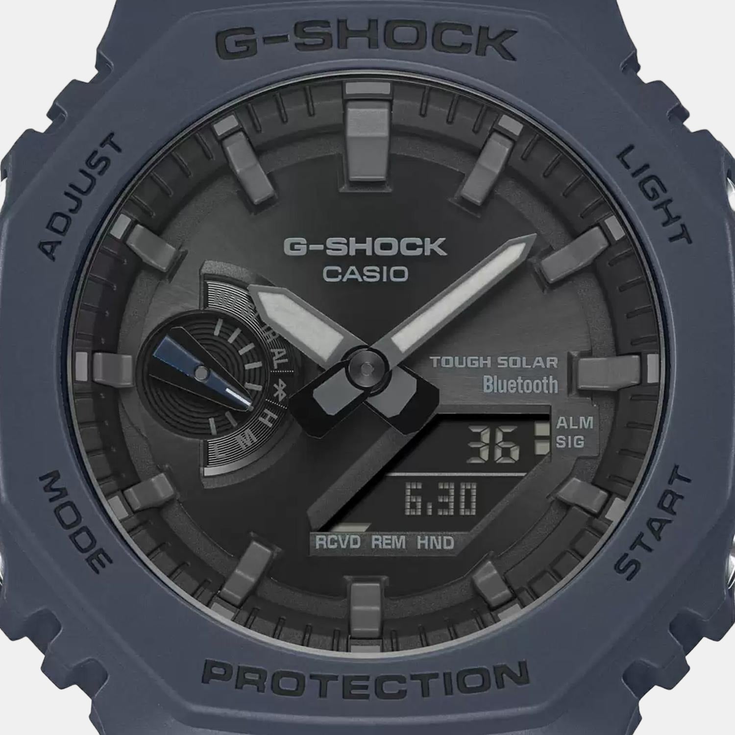 G-Shock Men Quartz Black Dial Analog-Digital Resin Watch G1243
