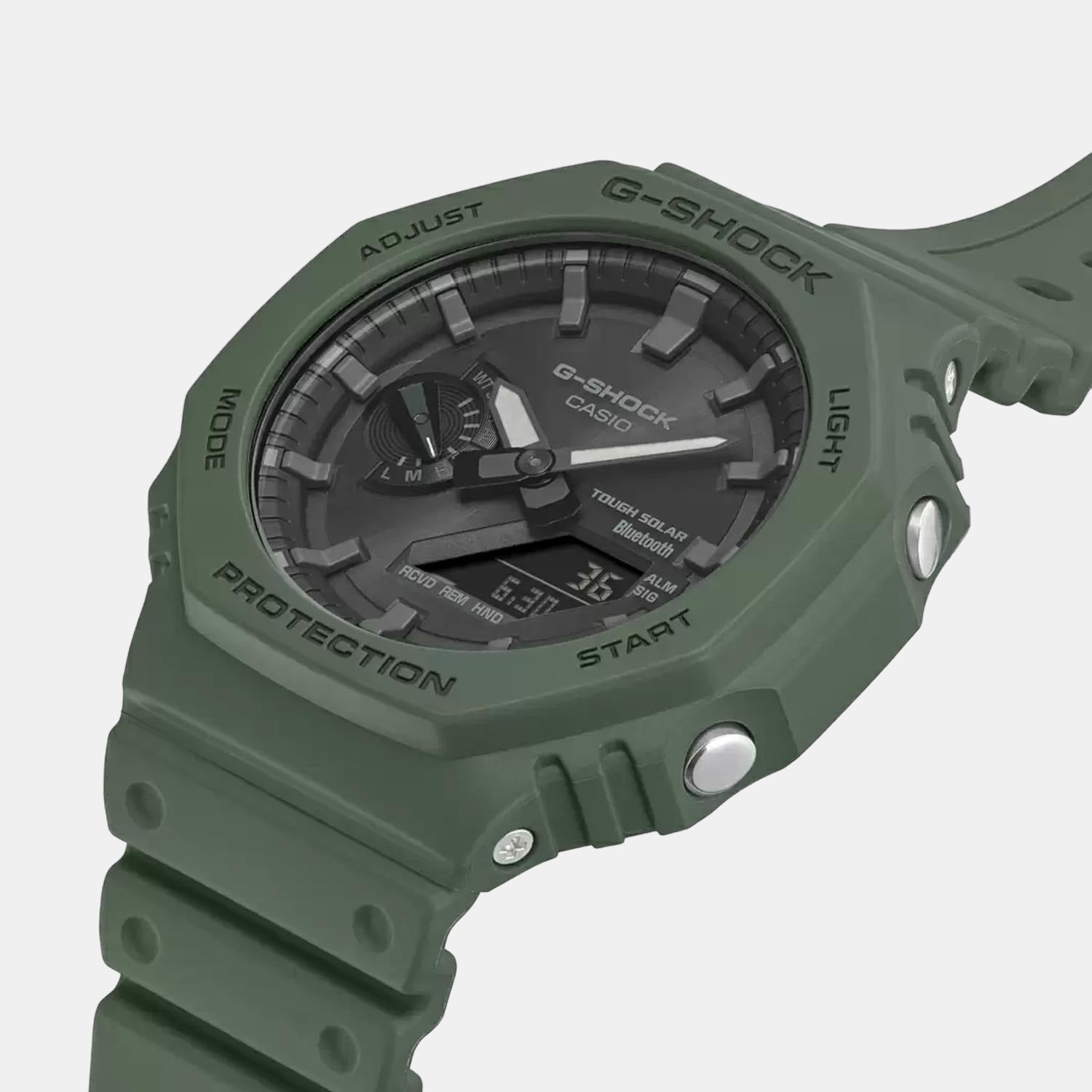 G-Shock Men Quartz Black Dial Analog-Digital Resin Watch G1244