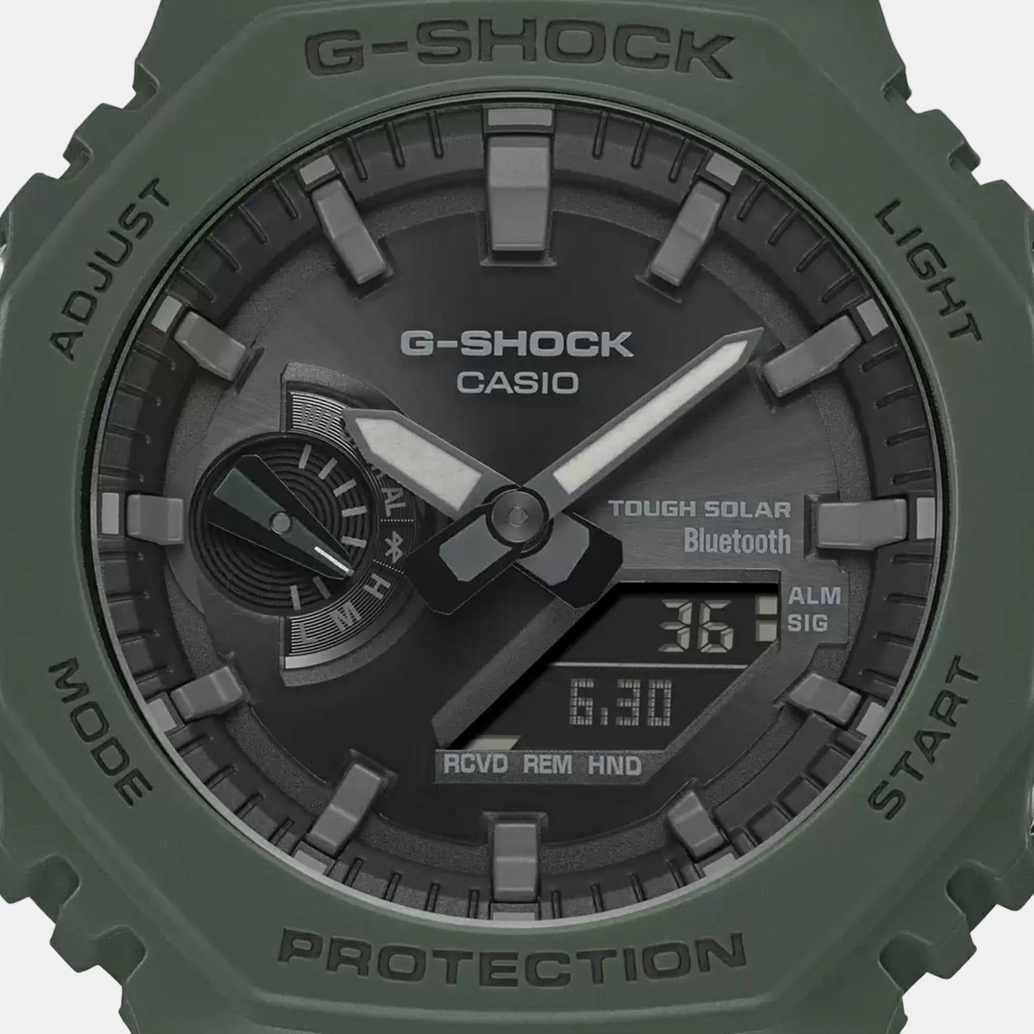 G-Shock Men Quartz Black Dial Analog-Digital Resin Watch G1244