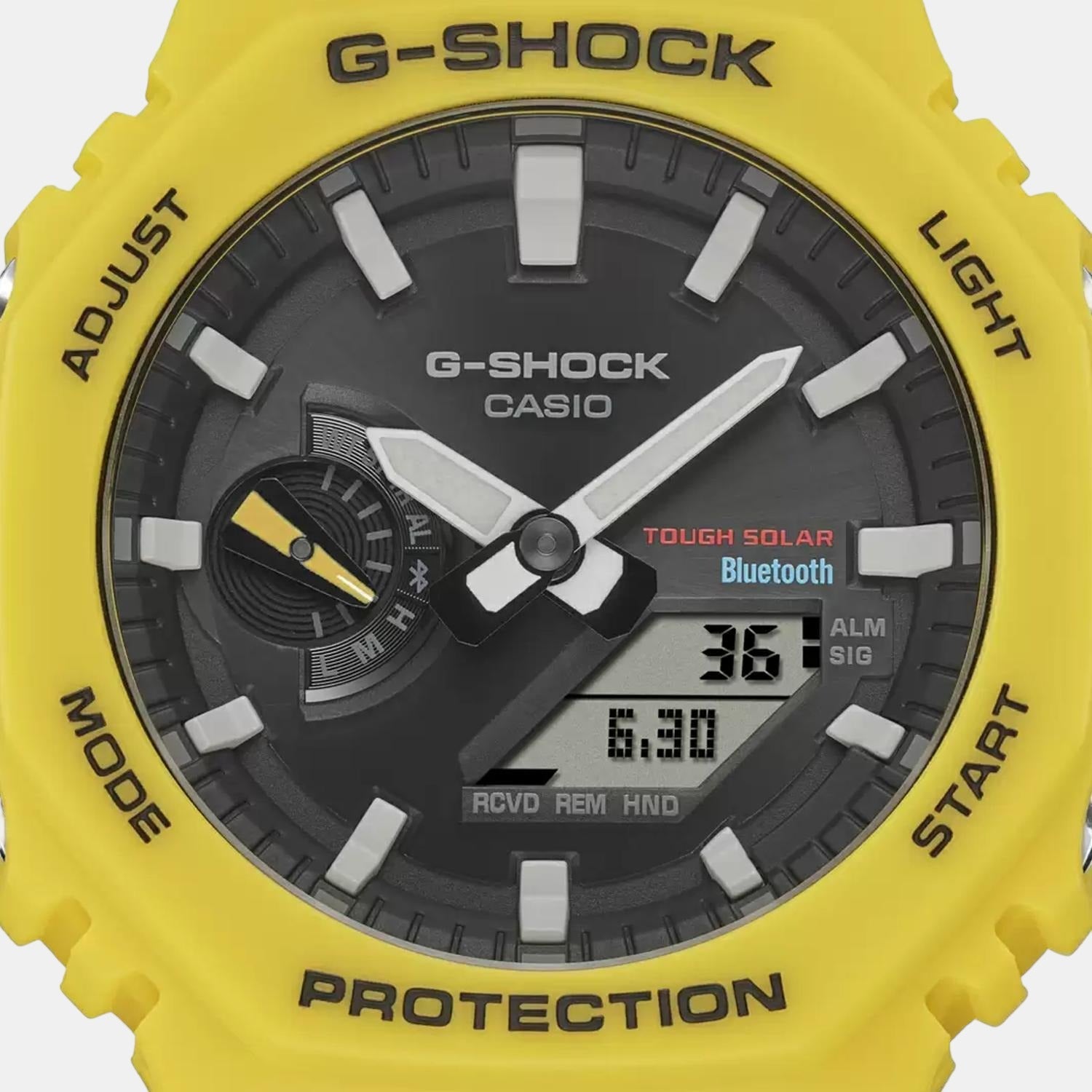 G-Shock Men Quartz Black Dial Analog-Digital Resin Watch G1245