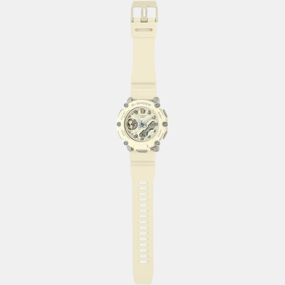 G-Shock Women Quartz Beige Dial Analog-Digital Resin Watch G1252