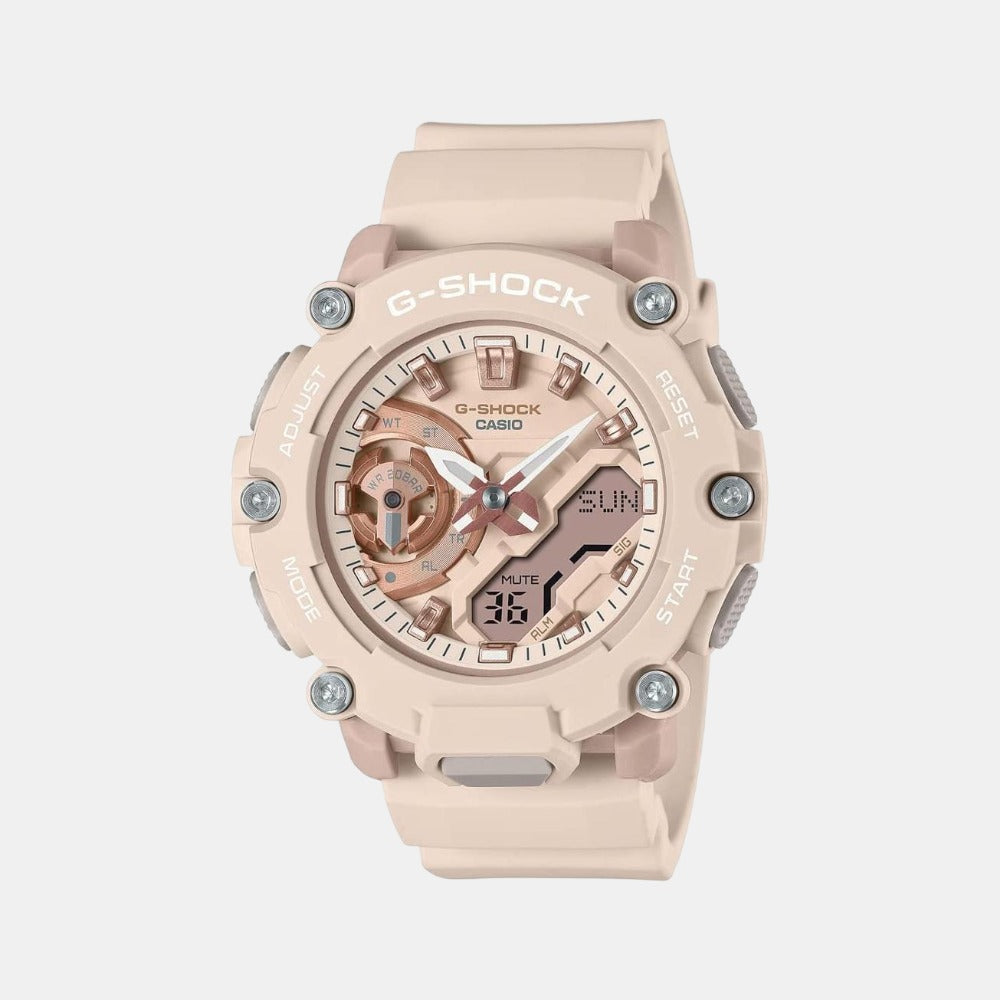 G-Shock Women Quartz Two Tone Dial Analog-Digital Resin Watch G1253