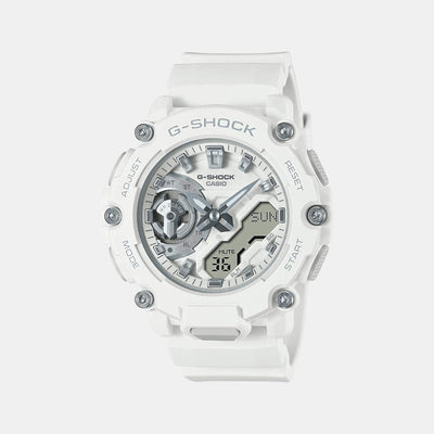 G-Shock Women Quartz White Dial Analog-Digital Resin Watch G1254