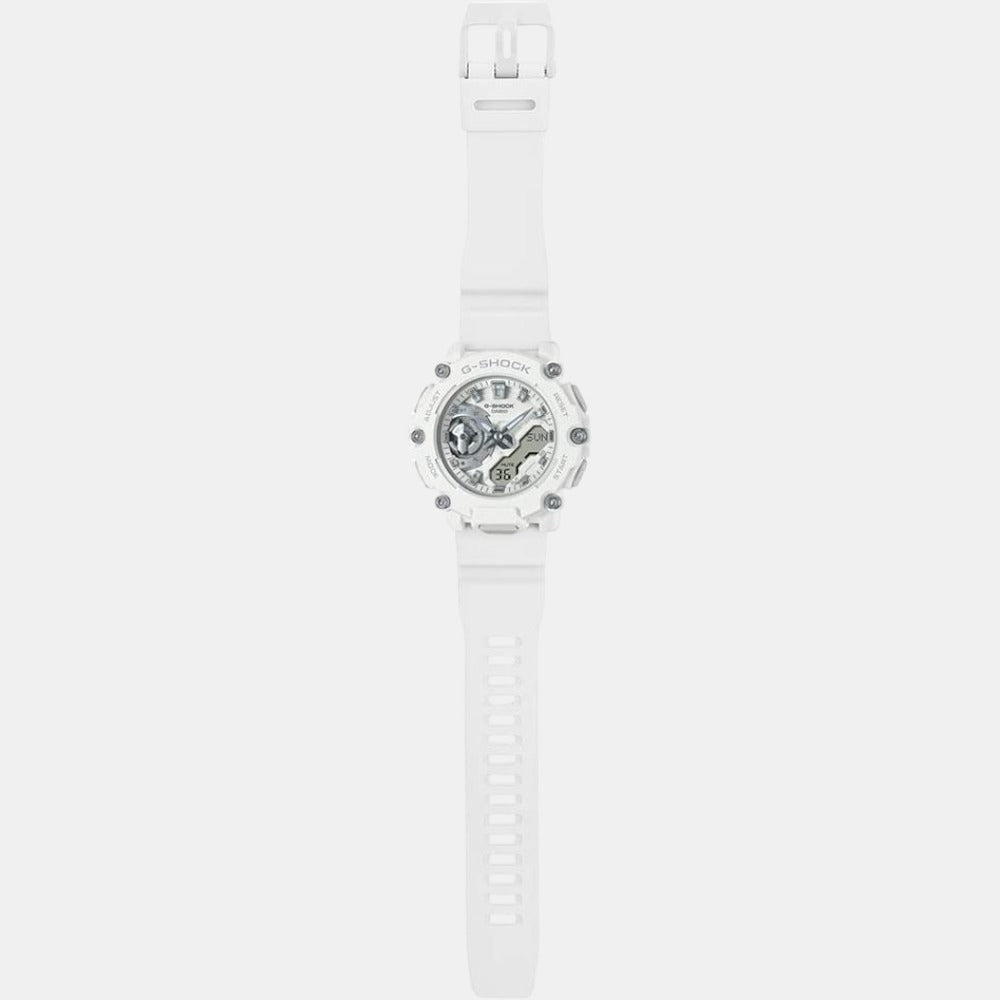 G-Shock Women Quartz White Dial Analog-Digital Resin Watch G1254