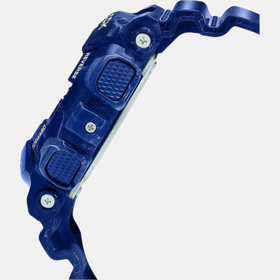 G-Shock Men Quartz Blue Dial Analog-Digital Resin Watch G1258