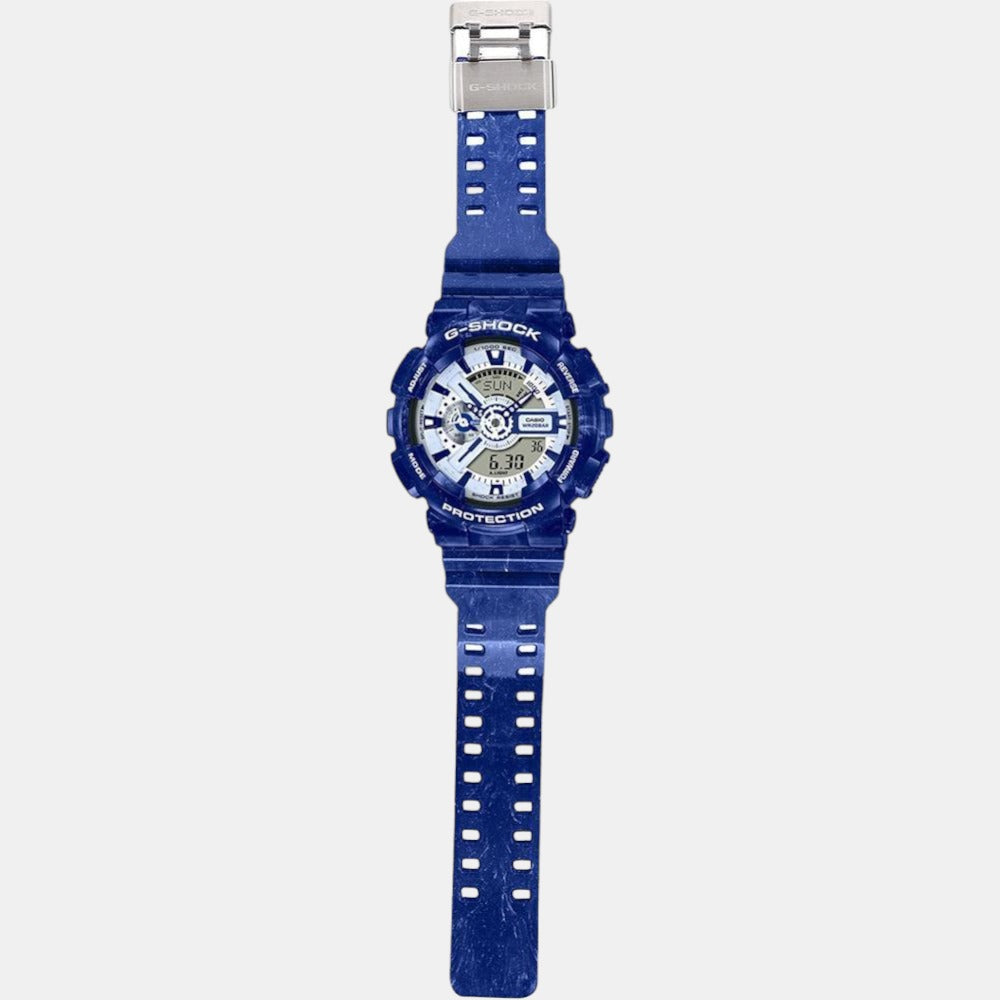 G-Shock Men Quartz Blue Dial Analog-Digital Resin Watch G1258
