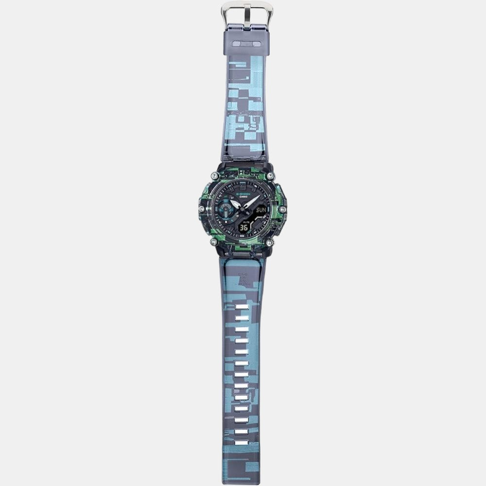 G-Shock Men Quartz Green Dial Analog-Digital Resin Watch G1261