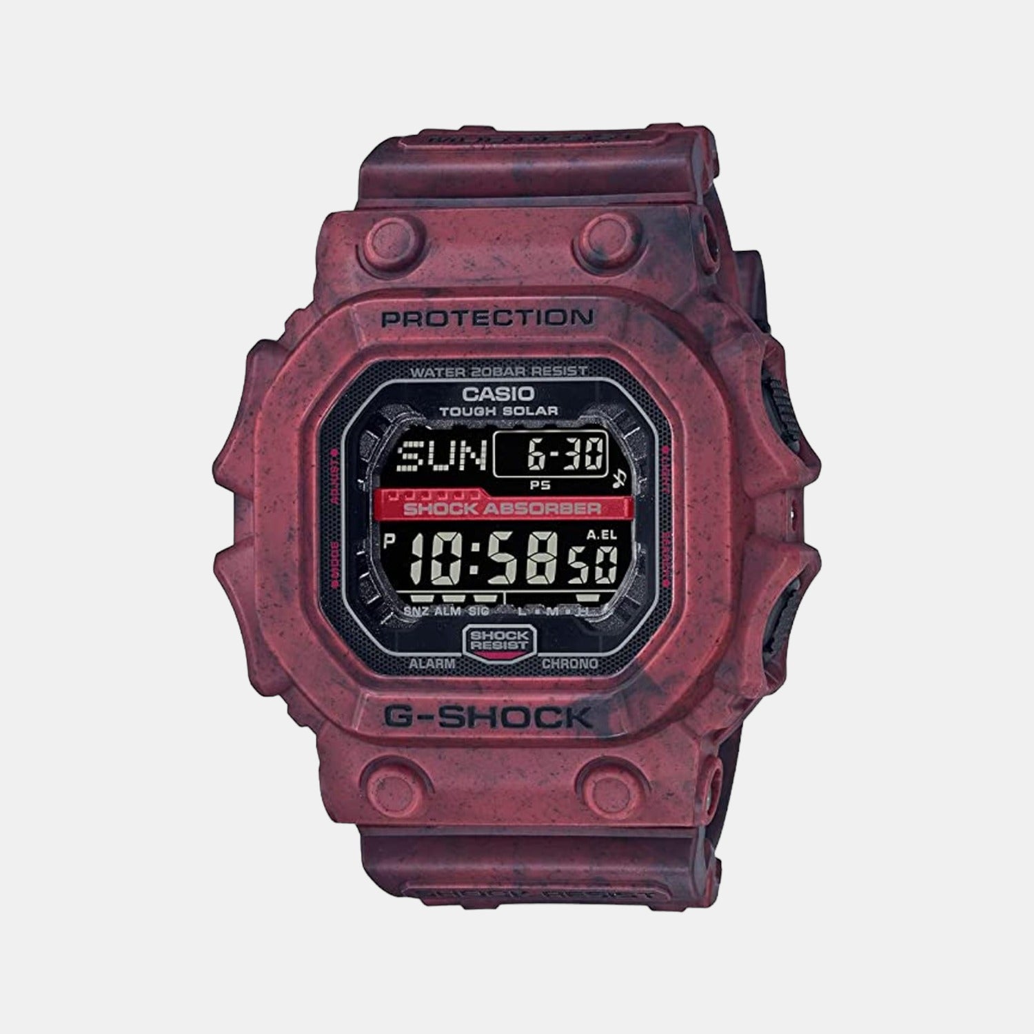 G-Shock Men Quartz Black Dial Digital Resin Watch G1262