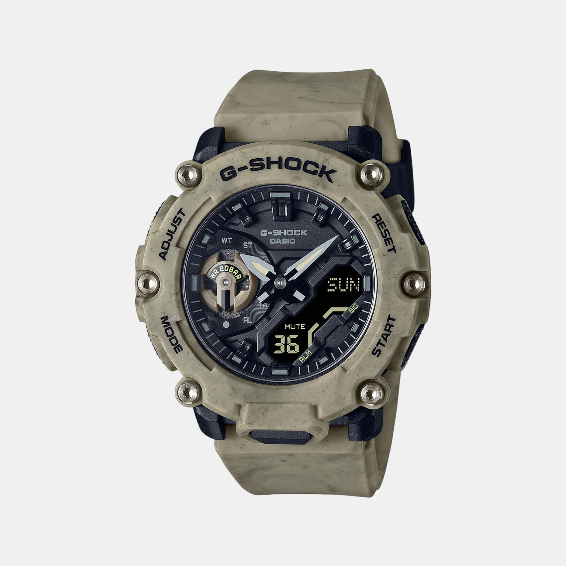 G-Shock Men Quartz Black Dial Analog-Digital Resin Watch G1263