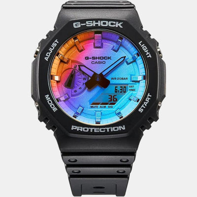 G-Shock Men Quartz Two Tone Dial Analog-Digital Resin Watch G1265