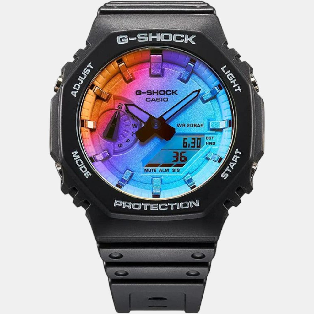 G-Shock Men Quartz Two Tone Dial Analog-Digital Resin Watch G1265