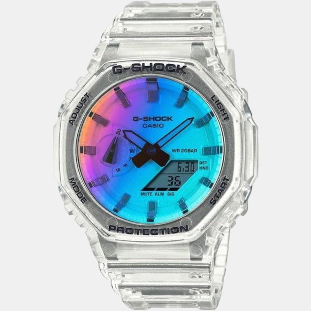 G-Shock Men Quartz Two Tone Dial Analog-Digital Resin Watch G1266