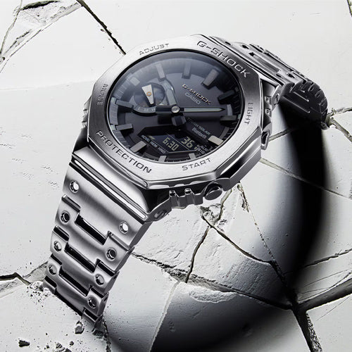 Casio G-Shock FULL METAL 2100 Series Black Dial Men 44.4mm G1270 GM-B2100D-1A