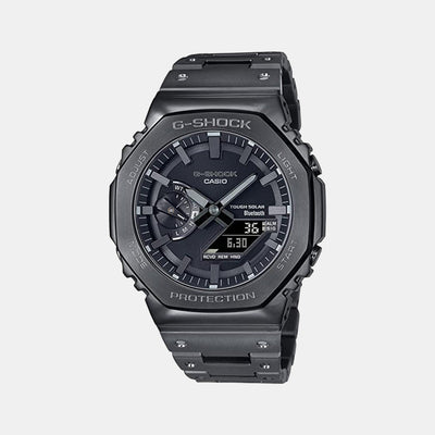 G-Shock Men Quartz Black Dial Analog-Digital Stainless Steel Watch G1271