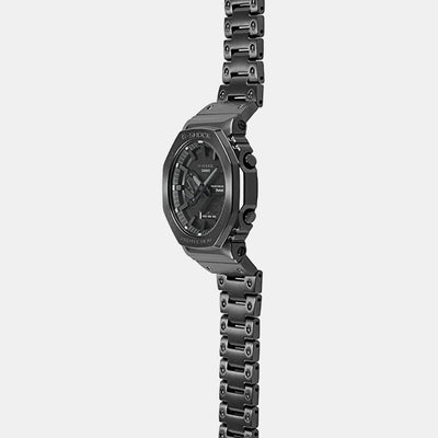 G-Shock Men Quartz Black Dial Analog-Digital Stainless Steel Watch G1271