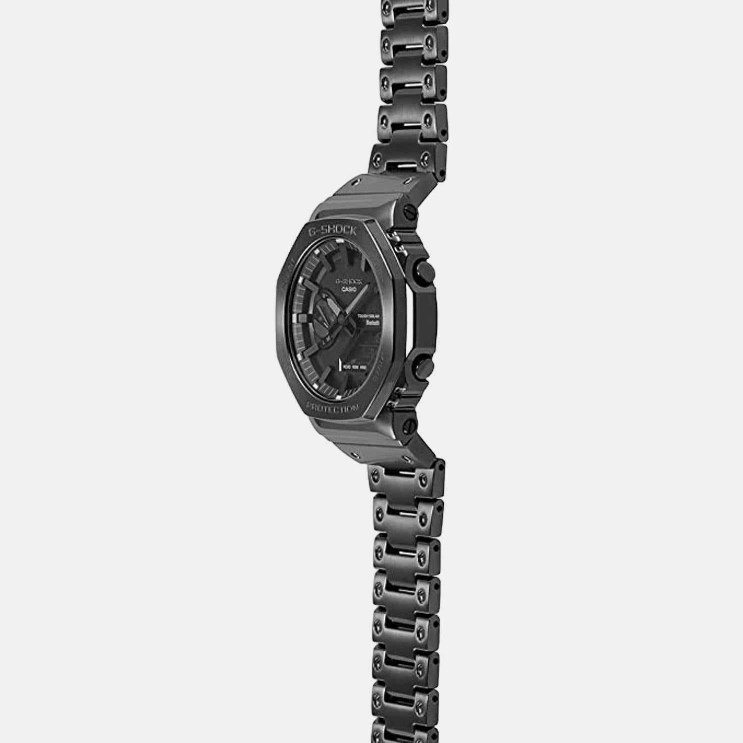 G-Shock Men Quartz Black Dial Analog-Digital Stainless Steel Watch G1271