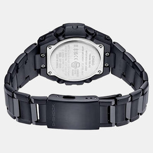 G-Shock Men Quartz Black Dial Analog-Digital Stainless Steel Watch G1275