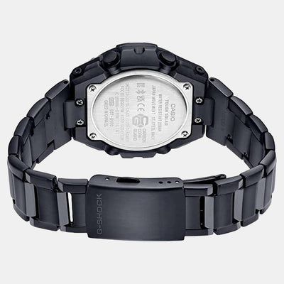 G-Shock Men Quartz Black Dial Analog-Digital Stainless Steel Watch G1275