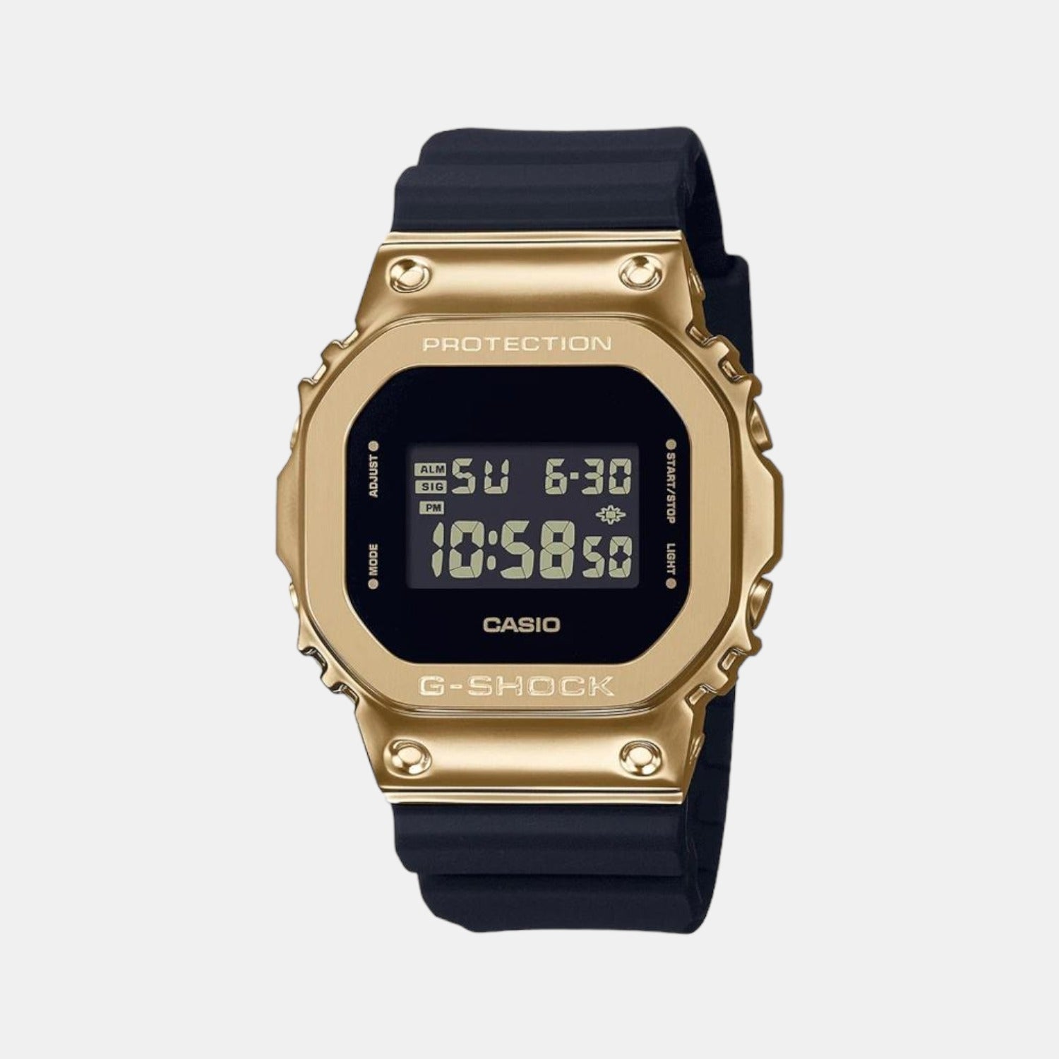 G-Shock Men Quartz Gold Dial Digital Resin Watch G1277