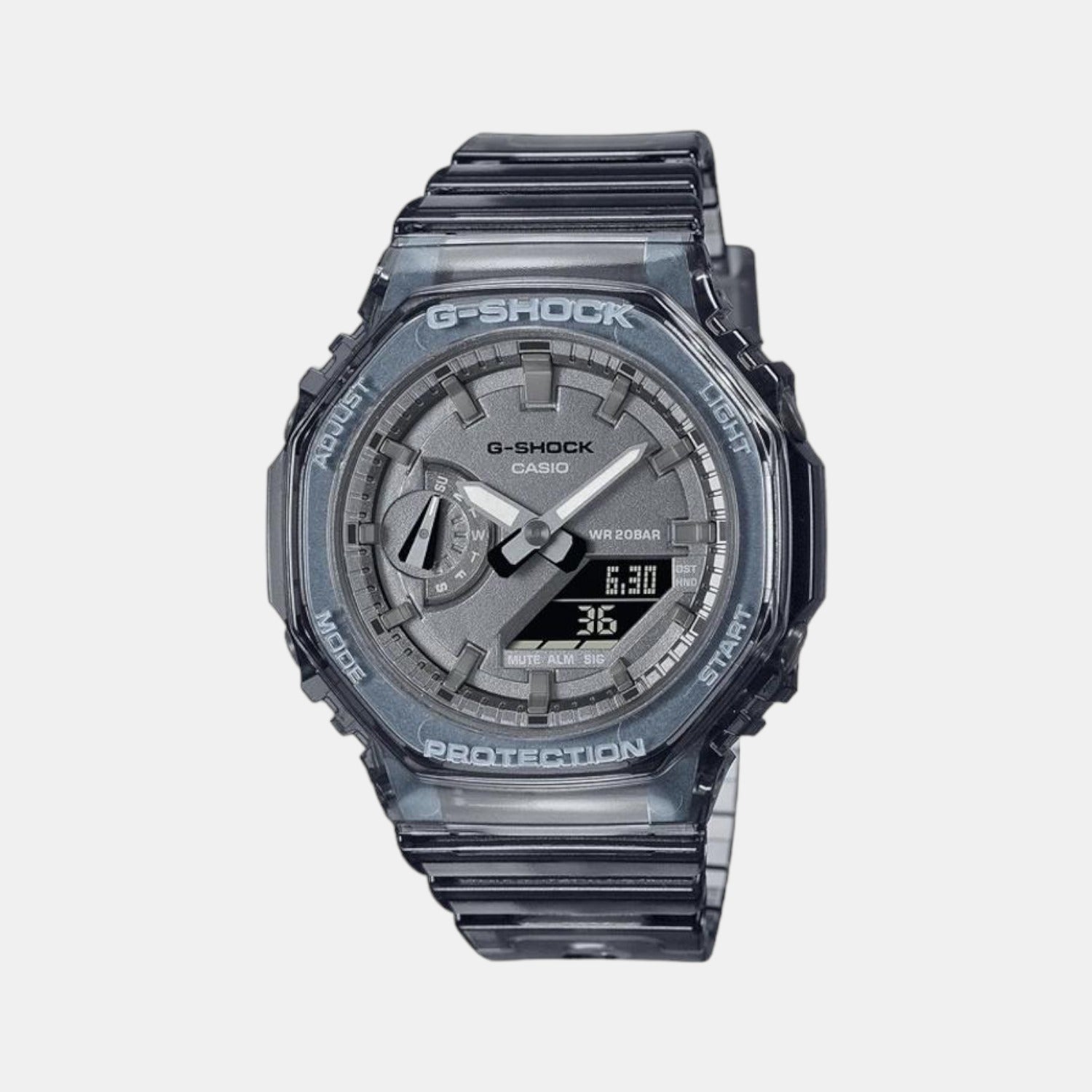 G-Shock Women Quartz Grey Dial Analog-Digital Resin Watch G1288