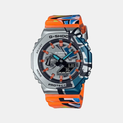 G-Shock Men Quartz Two Tone Dial Analog Resin Watch G1293