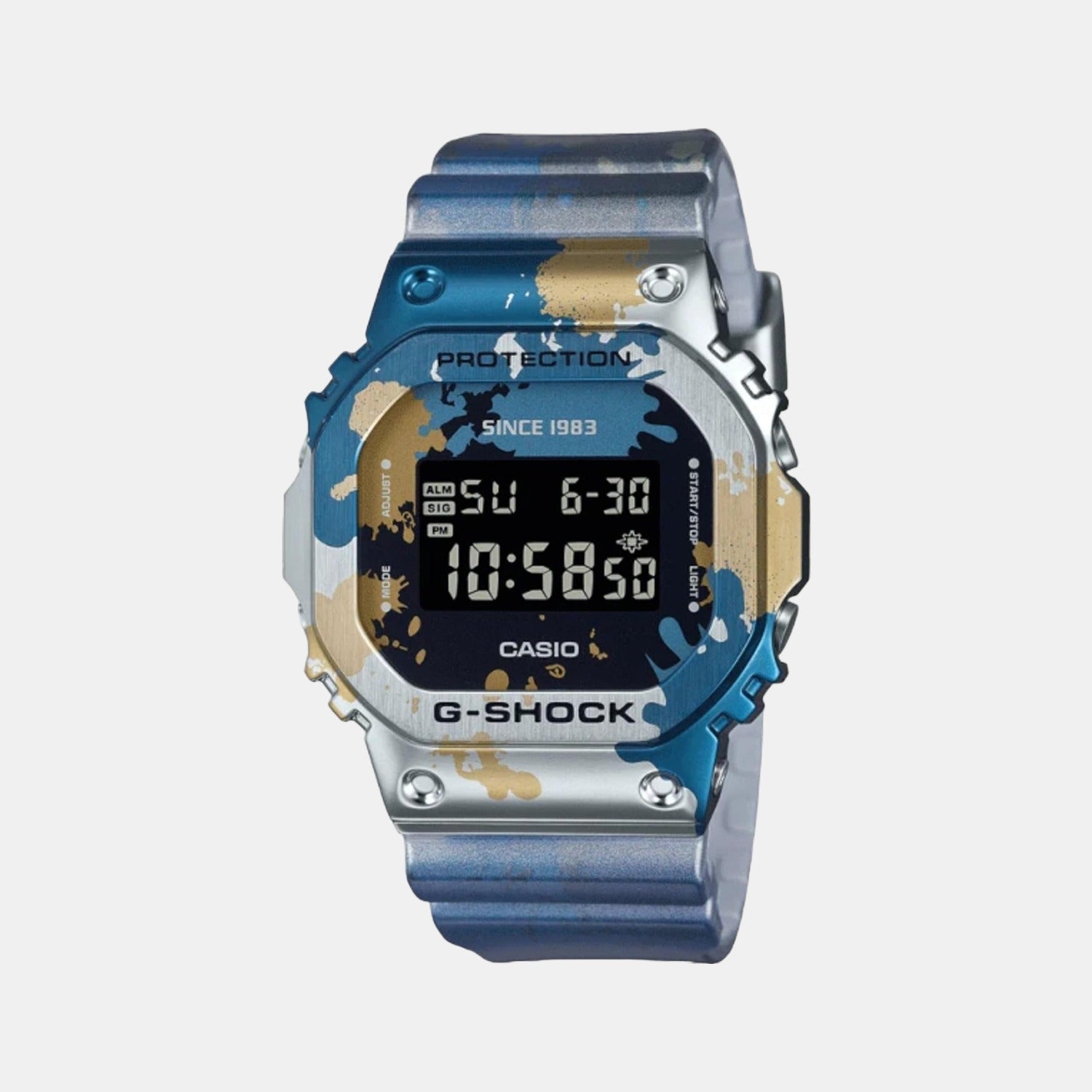 G-Shock Men Quartz Black Dial Digital Resin Watch G1294